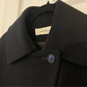 Calvin Klein Women's Black Trench Coat